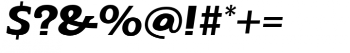 Kaybuts Bold Semi Serif Italic Font OTHER CHARS