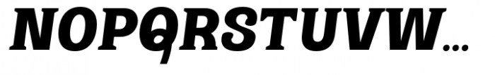 Kaybuts Bold Semi Serif Italic Font UPPERCASE
