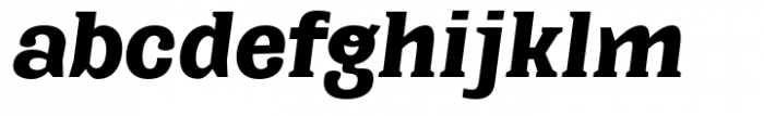 Kaybuts Bold Semi Serif Italic Font LOWERCASE