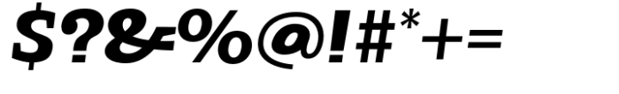 Kaybuts Bold Serif Italic Font OTHER CHARS