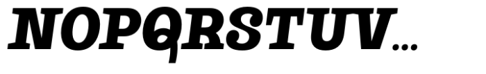 Kaybuts Bold Serif Italic Font UPPERCASE