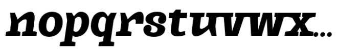 Kaybuts Bold Serif Italic Font LOWERCASE