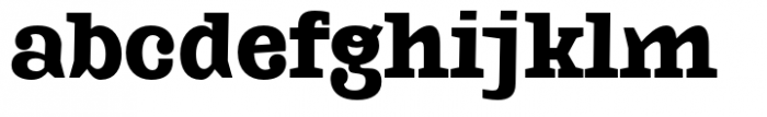 Kaybuts Bold Serif Font LOWERCASE