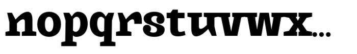 Kaybuts Bold Serif Font LOWERCASE