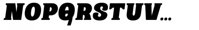 Kaybuts Extra Bold Semi Serif Italic Font UPPERCASE