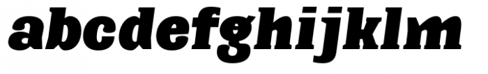 Kaybuts Extra Bold Semi Serif Italic Font LOWERCASE