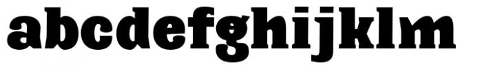 Kaybuts Extra Bold Semi Serif Font LOWERCASE