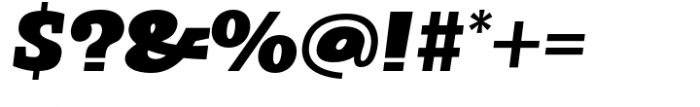 Kaybuts Extra Bold Serif Italic Font OTHER CHARS