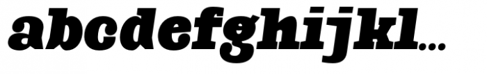 Kaybuts Extra Bold Serif Italic Font LOWERCASE