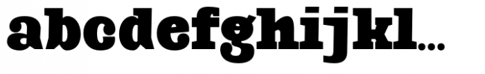Kaybuts Extra Bold Serif Font LOWERCASE