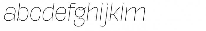 Kaybuts Extra Light Sans Italic Font LOWERCASE