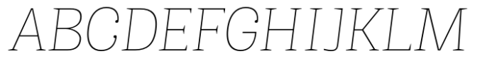 Kaybuts Extra Light Semi Serif Italic Font UPPERCASE