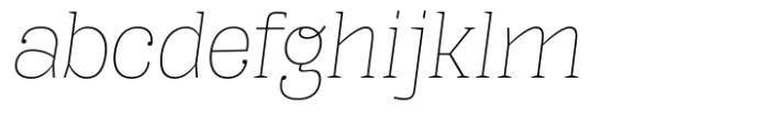 Kaybuts Extra Light Semi Serif Italic Font LOWERCASE