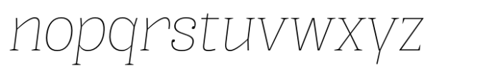 Kaybuts Extra Light Semi Serif Italic Font LOWERCASE