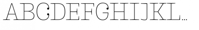 Kaybuts Extra Light Serif Font UPPERCASE