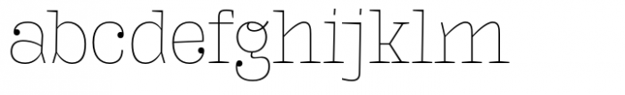 Kaybuts Extra Light Serif Font LOWERCASE