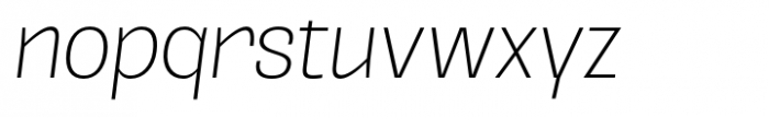 Kaybuts Light Sans Italic Font LOWERCASE