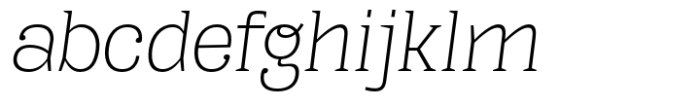Kaybuts Light Semi Serif Italic Font LOWERCASE