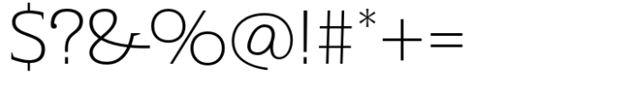 Kaybuts Light Semi Serif Font OTHER CHARS