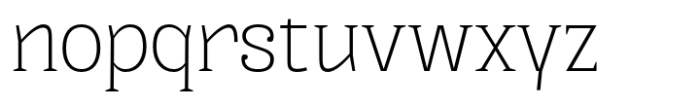 Kaybuts Light Semi Serif Font LOWERCASE