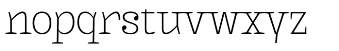 Kaybuts Light Serif Font LOWERCASE
