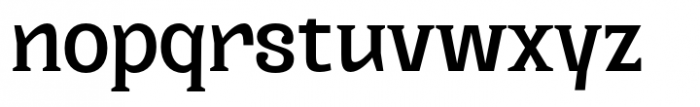 Kaybuts Medium Semi Serif Font LOWERCASE