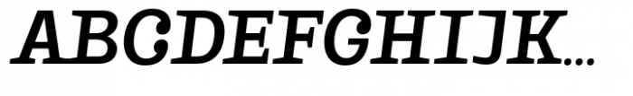 Kaybuts Medium Serif Italic Font UPPERCASE
