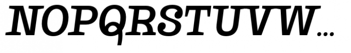Kaybuts Medium Serif Italic Font UPPERCASE
