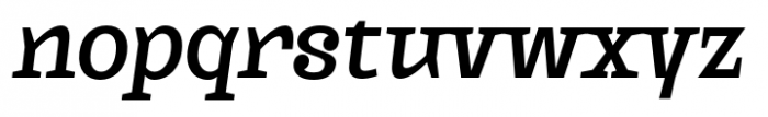 Kaybuts Medium Serif Italic Font LOWERCASE