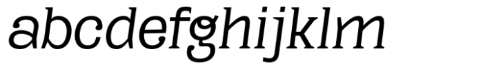 Kaybuts Regular Semi Serif Italic Font LOWERCASE