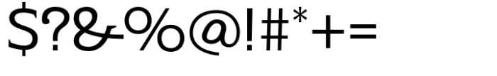 Kaybuts Regular Semi Serif Font OTHER CHARS