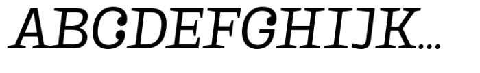 Kaybuts Regular Serif Italic Font UPPERCASE