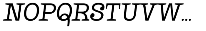 Kaybuts Regular Serif Italic Font UPPERCASE
