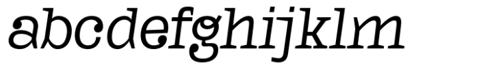 Kaybuts Regular Serif Italic Font LOWERCASE