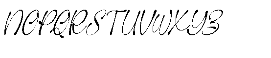 Kaylime Lisandrei Italic Font UPPERCASE