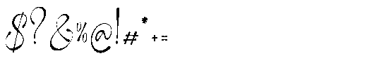 Kaylime Lisandrei Regular Font OTHER CHARS