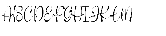 Kaylime Lisandrei Regular Font UPPERCASE