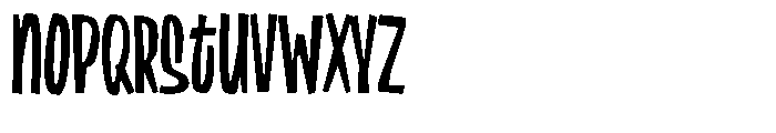 Kayo Blast Regular Font LOWERCASE