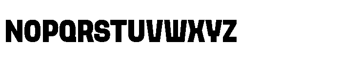 Kayotique Sharp Condensed Font LOWERCASE