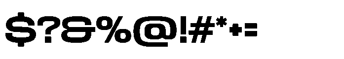Kayotique Sharp Expanded Font OTHER CHARS