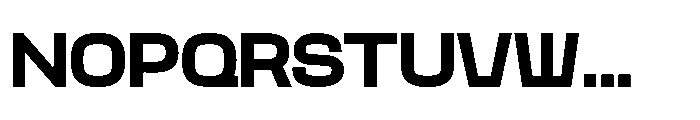 Kayotique Sharp Semi Expanded Font UPPERCASE