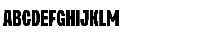 Kayotique Sharp Ultra Condensed Font UPPERCASE