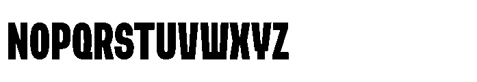 Kayotique Sharp Ultra Condensed Font UPPERCASE