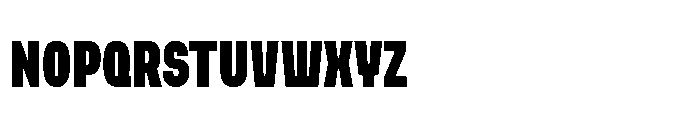 Kayotique Sharp Ultra Condensed Font LOWERCASE