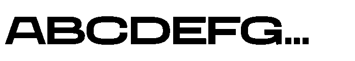 Kayotique Sharp Ultra Expanded Font UPPERCASE