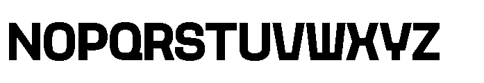 Kayotique Sharp VF Font UPPERCASE
