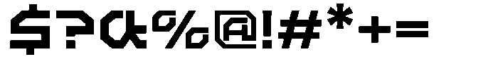 Kazena Font OTHER CHARS