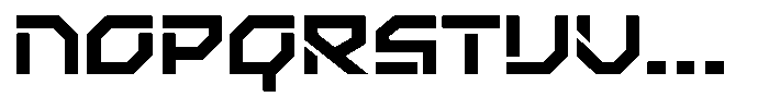 Kazena Font LOWERCASE