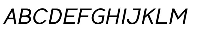 Kazia Light Oblique Font UPPERCASE