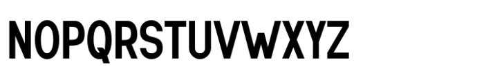 Kazia Semi Bold Condensed Font UPPERCASE